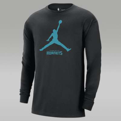 Charlotte Hornets Essential Men's Jordan NBA Long-Sleeve T